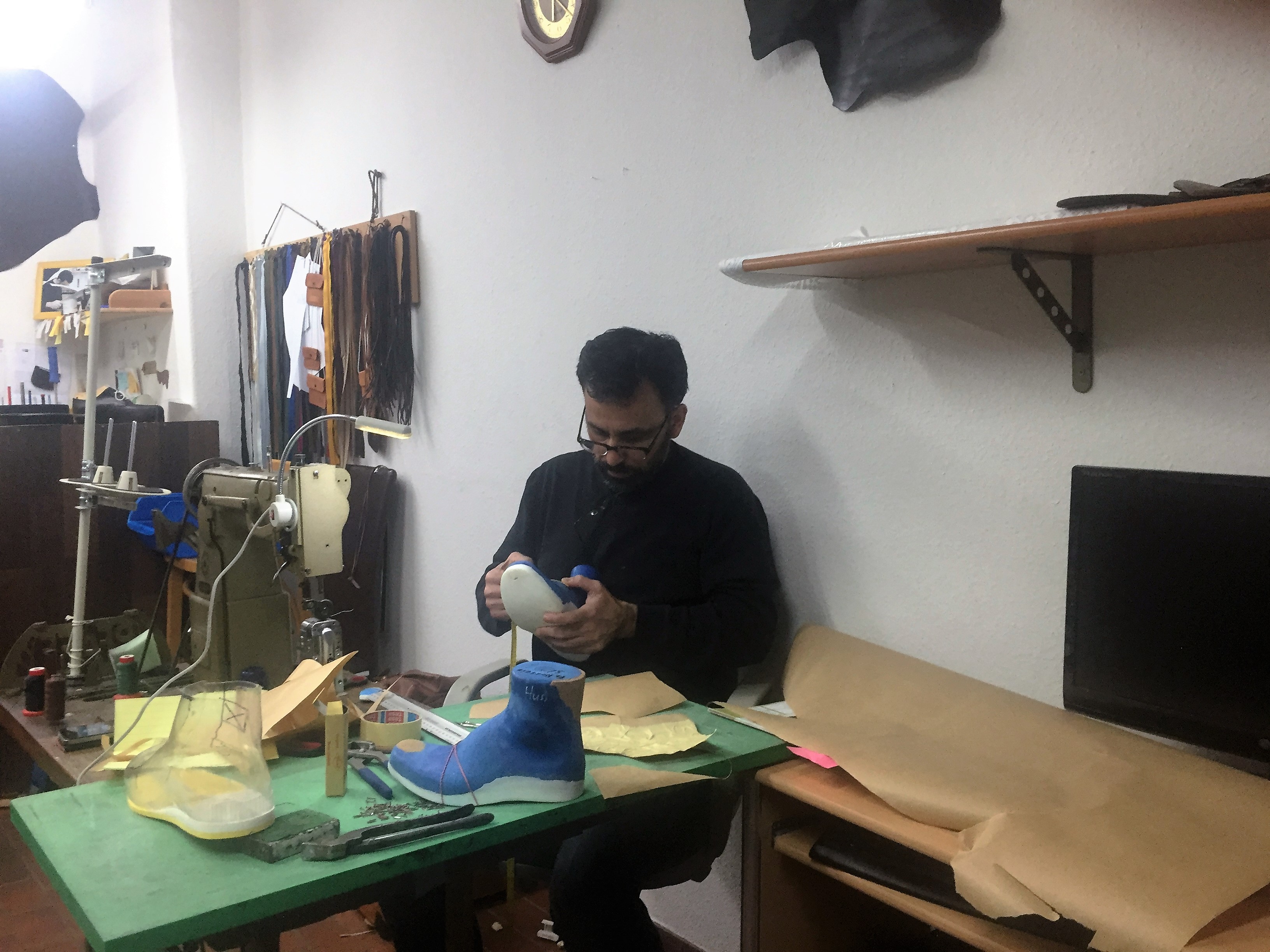 Schaftbau in Handarbeit